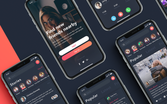 Zingo Social - Mobile App UI Elements