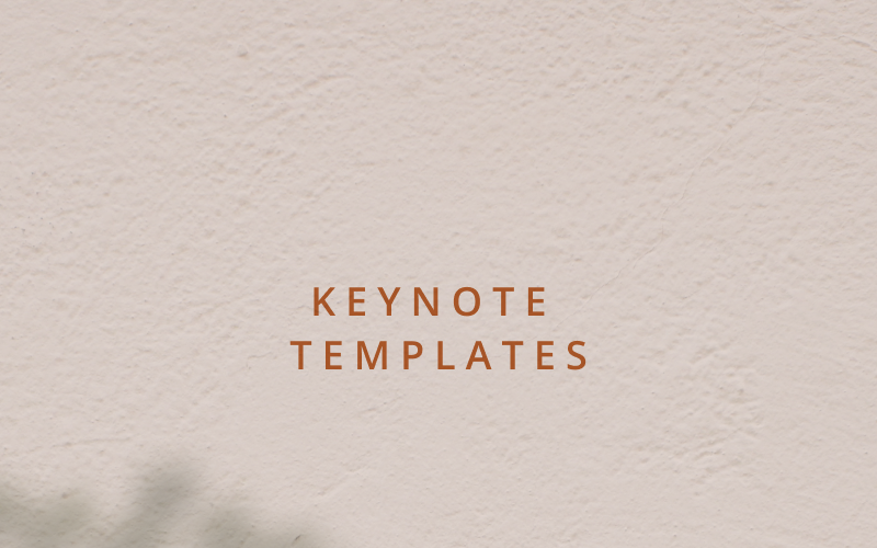 KESHIE - Keynote template Keynote Template