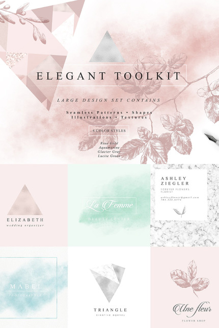 Template #90956 Flower Floral Webdesign Template - Logo template Preview