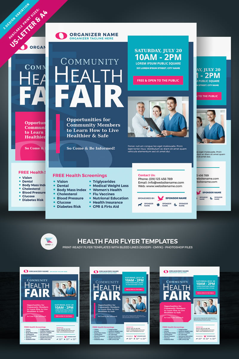 Health Fair Flyer Template