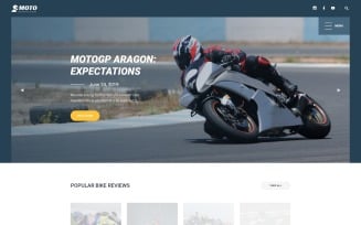 MOTO - Motorcycle Sports Website Template