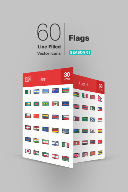 Template #91001 Icon Flag Webdesign Template - Logo template Preview