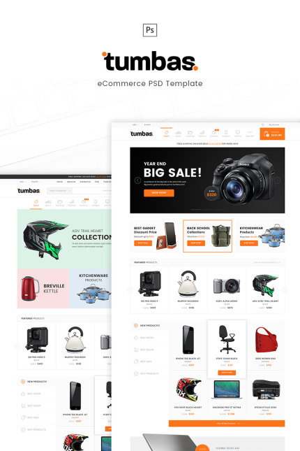 Template #91040 Clean Ecommerce Webdesign Template - Logo template Preview