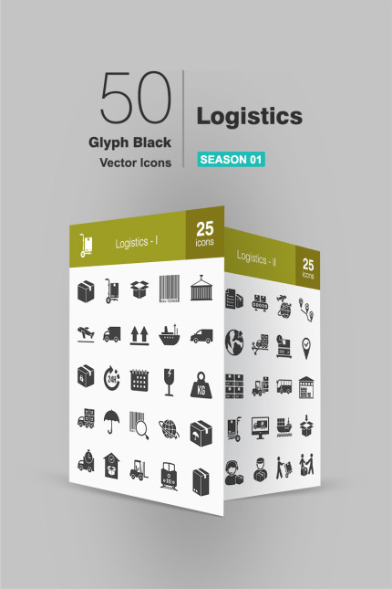 Template #91080 Icon Logistics Webdesign Template - Logo template Preview