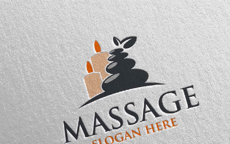 Massage Design 7 Logo Template