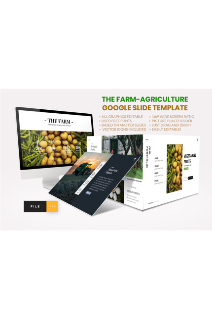 Template #91109 Agricultural Farming Webdesign Template - Logo template Preview