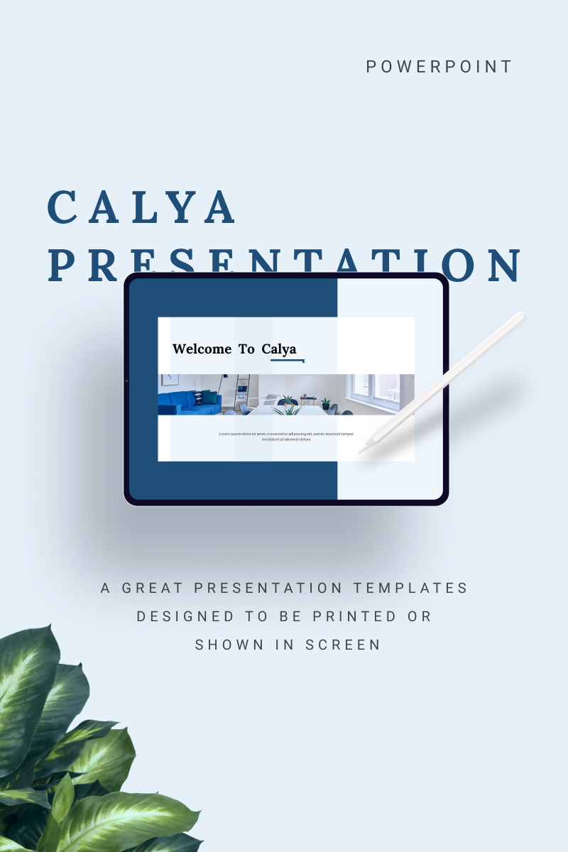 CALYA PowerPoint template