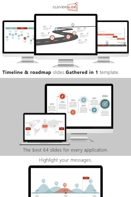 Template #91175 Timeline Roadmap Webdesign Template - Logo template Preview