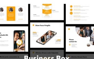 Business Box PowerPoint template