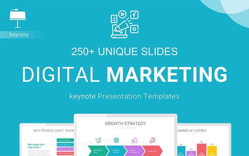 Digital Marketing - Keynote template Keynote Template