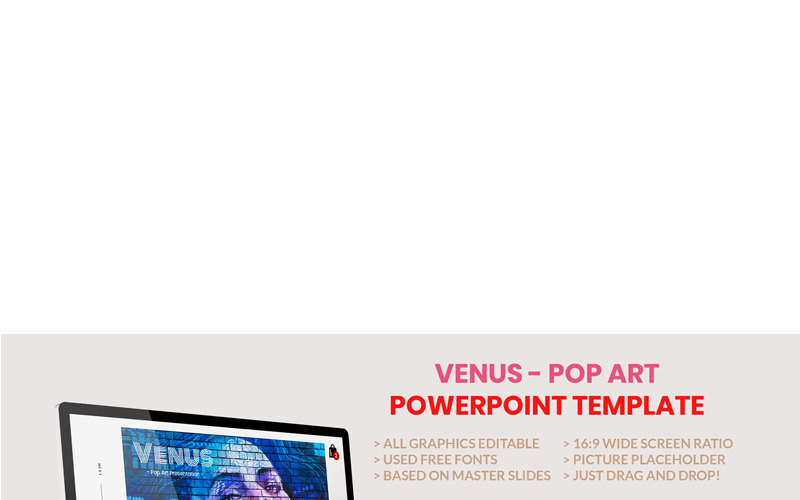 Pop Art - Creative PowerPoint template PowerPoint Template
