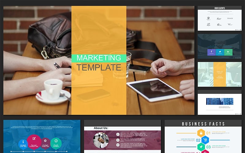 Pro Marketing PowerPoint template PowerPoint Template