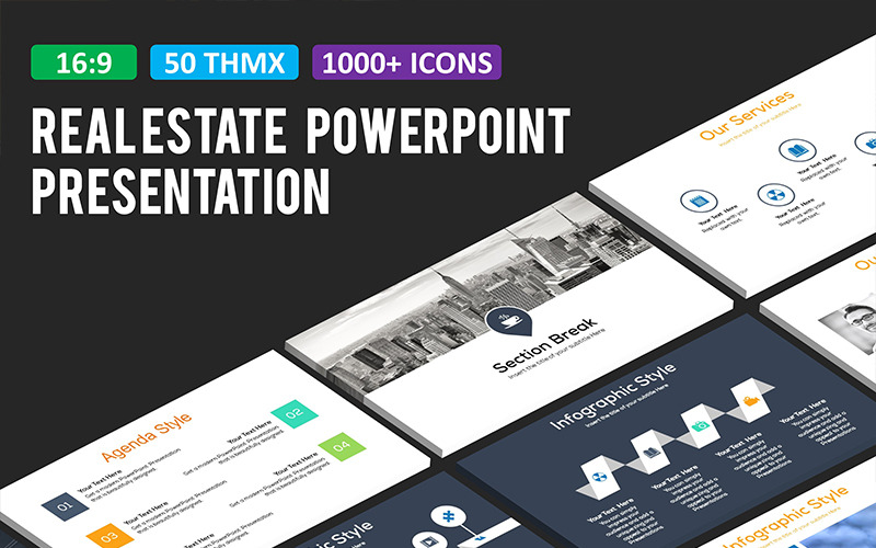 Pro Real Estate PowerPoint template PowerPoint Template