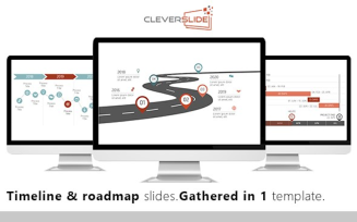 Timeline & Roadmap Slides PowerPoint template