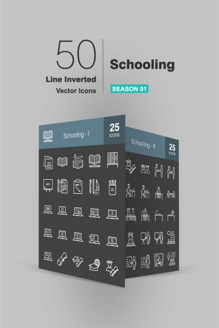 Template #91204 Icon Schooling Webdesign Template - Logo template Preview