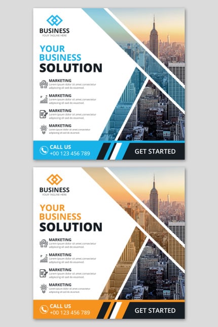 Template #91285 Flyer Business Webdesign Template - Logo template Preview