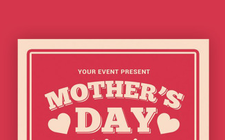 Mother's Day Celebration Typography - Corporate Identity Template