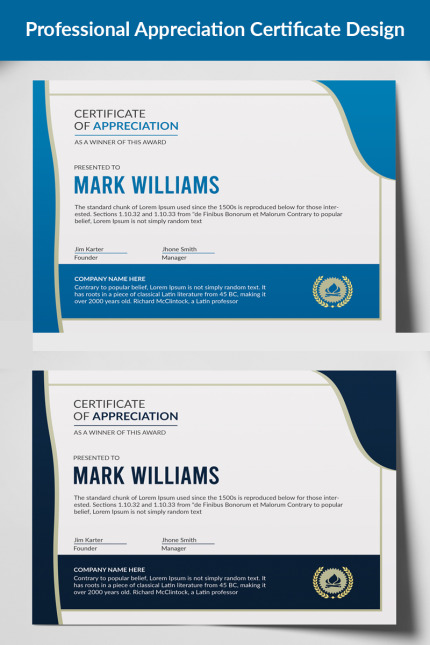Template #91318 Acknowledgement Appraisal Webdesign Template - Logo template Preview