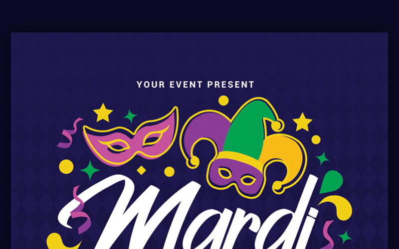 Mardi Gras Carnival - Corporate Identity Template