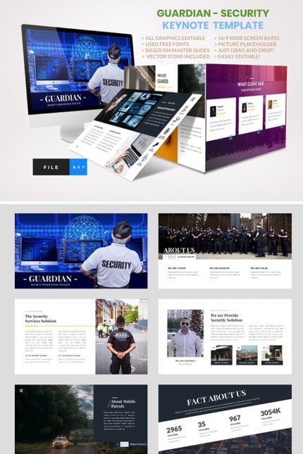 Template #91482 Security Network Webdesign Template - Logo template Preview