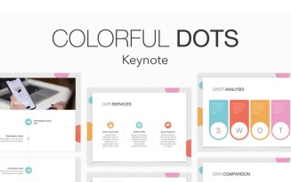 Colorful Dots - Keynote template