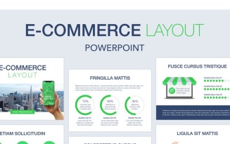 E-Commerce Layout PowerPoint template