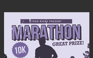 Marathon Flyer - Corporate Identity Template