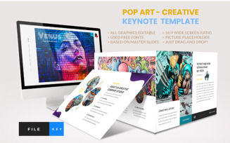 Pop Art - Creative - Keynote template