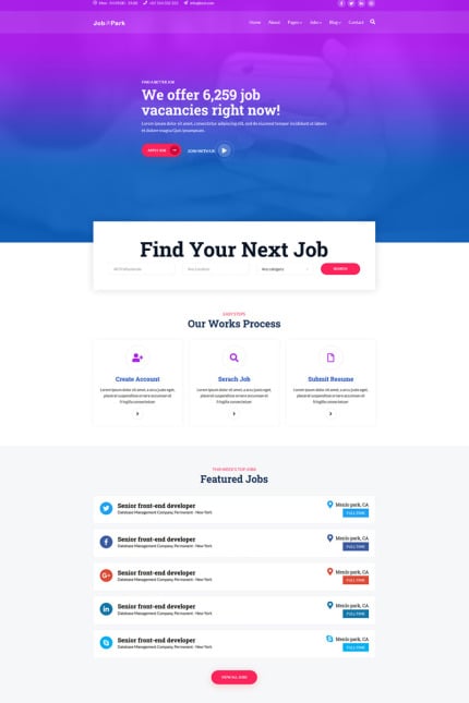 Template #91509 Career Employment Webdesign Template - Logo template Preview