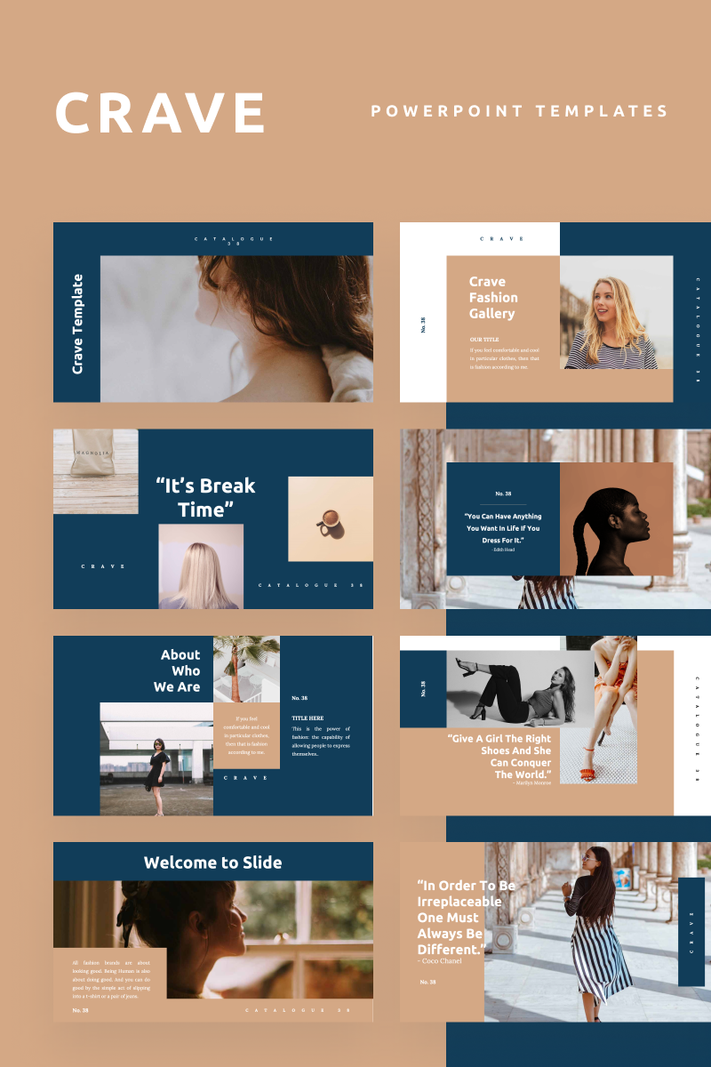 CRAVE PowerPoint template