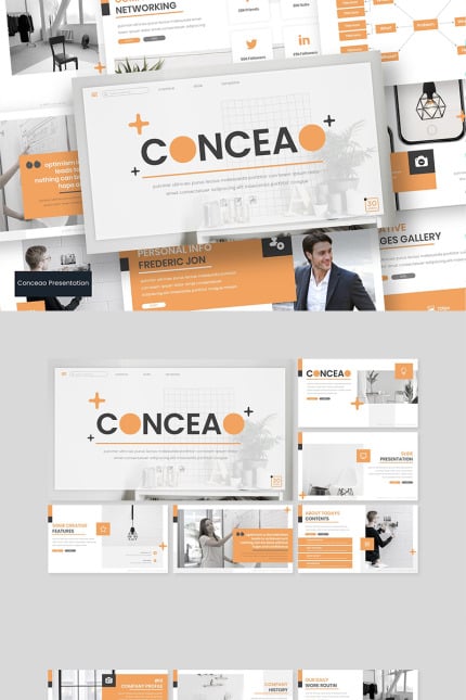 Template #91549 Creative Simple Webdesign Template - Logo template Preview