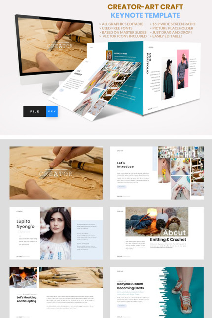 Template #91571 Gallery Craft Webdesign Template - Logo template Preview