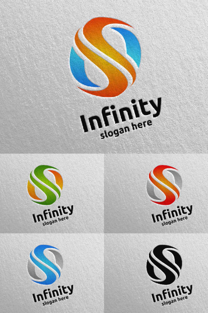 Kit Graphique #91593 Infinity Infinite Divers Modles Web - Logo template Preview