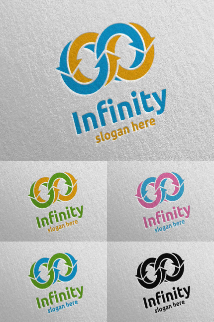 Template #91594 Infinite Multimedia Webdesign Template - Logo template Preview