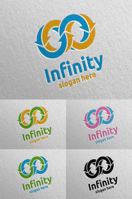 Kit Graphique #91594 Infinity Infinite Divers Modles Web - Logo template Preview