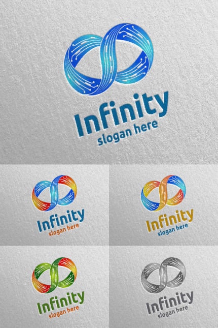 Kit Graphique #91595 Infinity Infinite Divers Modles Web - Logo template Preview