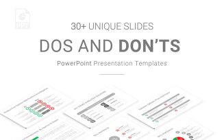 Dos and Don'ts Presentation PowerPoint template