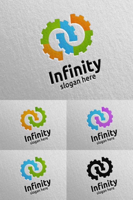 Kit Graphique #91601 Infinity Infinite Divers Modles Web - Logo template Preview