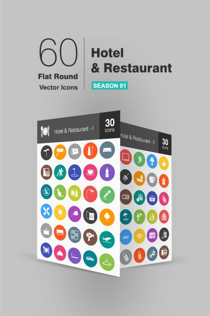 Template #91619 Icon Restaurant Webdesign Template - Logo template Preview