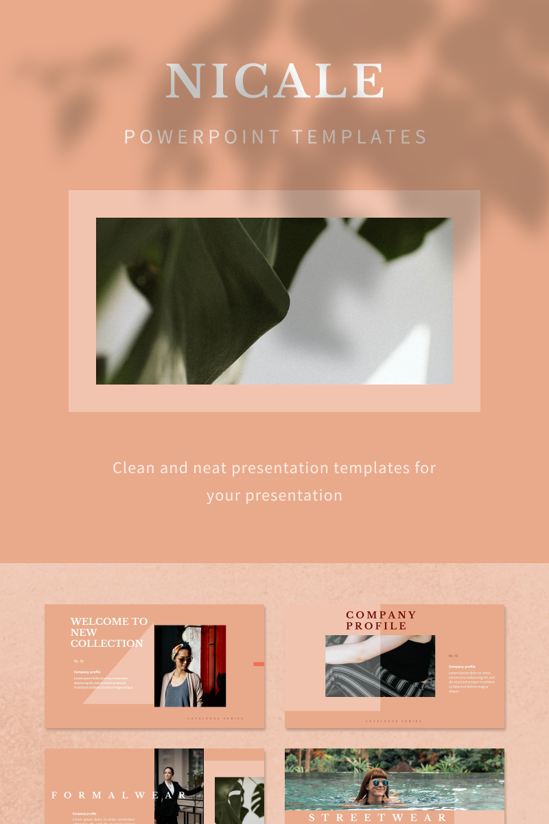 NICALE PowerPoint template