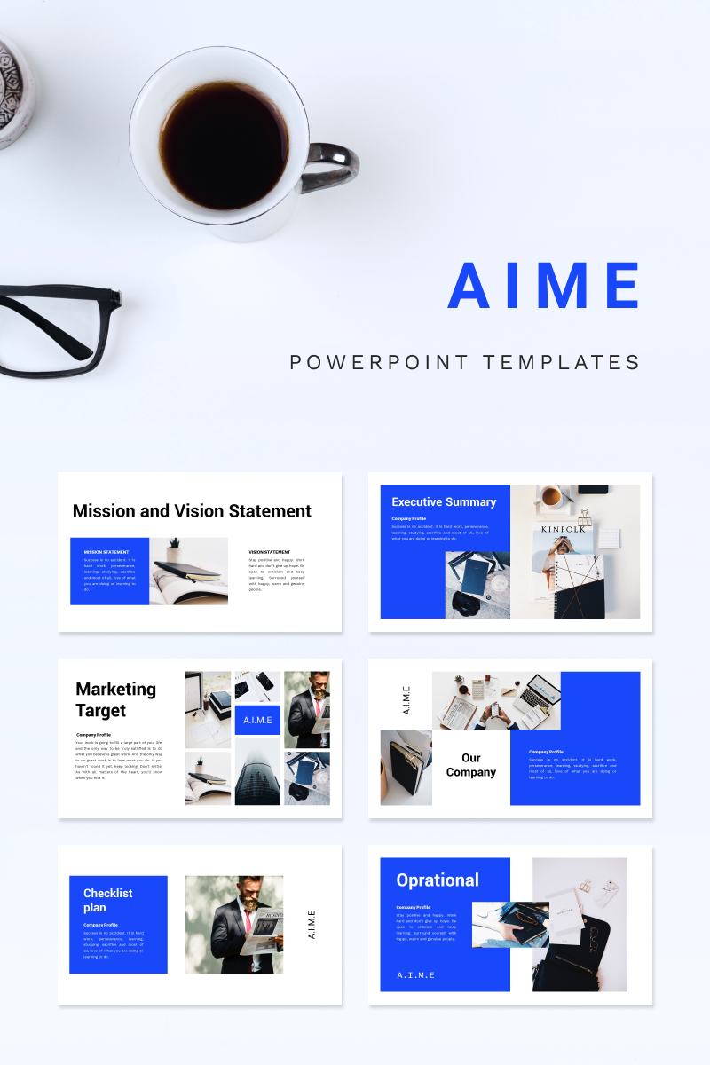 AIME PowerPoint template
