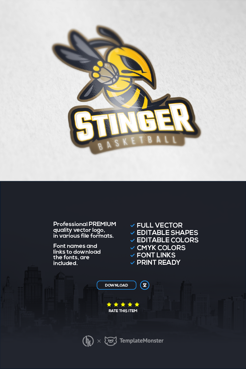 Stinger Multisport Logo Template
