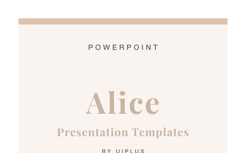 ALICE PowerPoint template PowerPoint Template