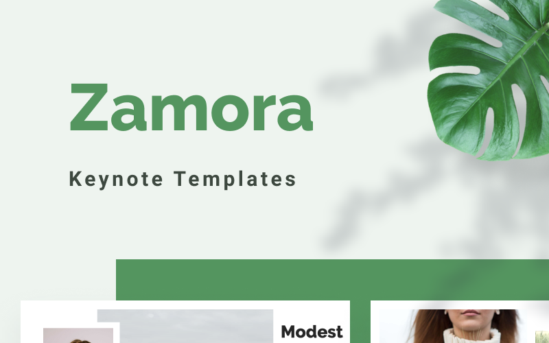 ZAMORA - Keynote template Keynote Template
