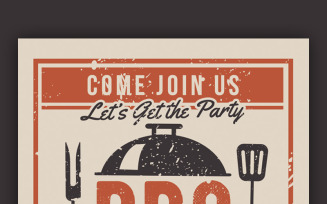 BBQ Party Flyer - Corporate Identity Template