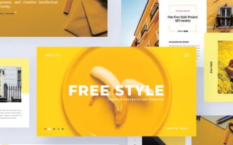 Free Style - Creative Business PowerPoint template