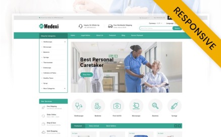 Medexi - Medical Store PrestaShop Theme