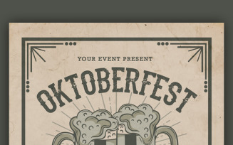 Oktoberfest Party Flyer - Corporate Identity Template