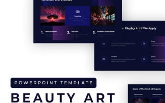 Photography Gallery Presentation PowerPoint template