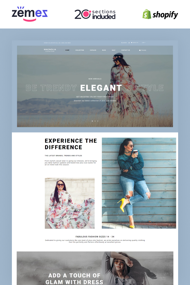 Plus Size Clothing Store №91761 - скриншот